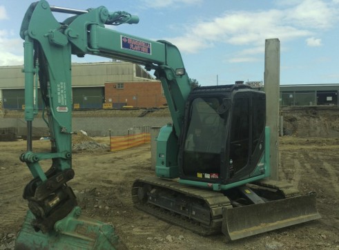 8T Excavator and Bobcat Combo