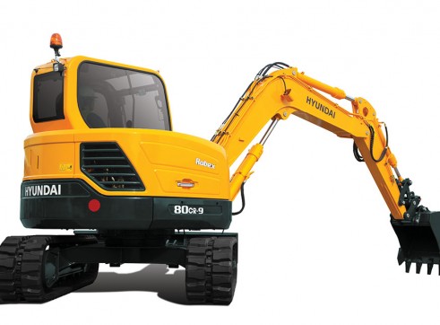 8T Excavator Hyundai R80CR-9 4