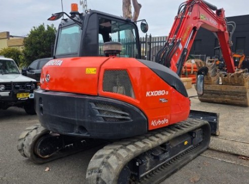 8T Kubota kx080-3 2