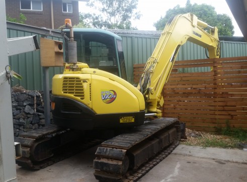 8T Yanmar Excavator 1