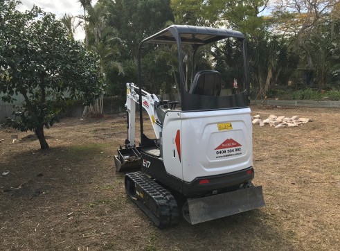 Bobcat E17 excavator Dry Hire 3