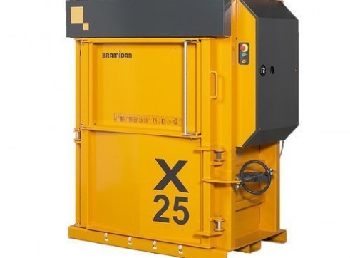 Bramidan X50 Vertical Baler | Heavy Duty Compaction | Great for Cardboard & Plastic