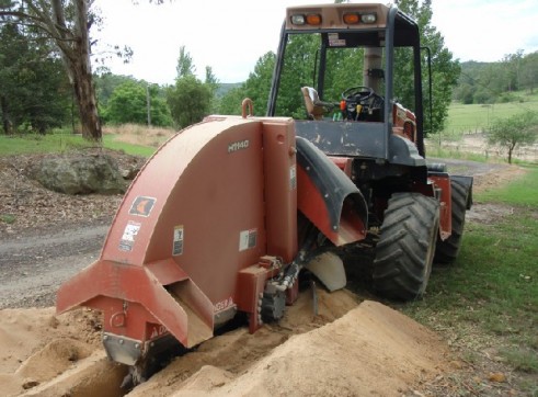 115HP Ditch Witch RT115 Rock Saw 3
