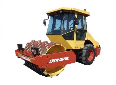 Dynapac Single Padfoot Vibrating Drum Roller - 7.9t 1