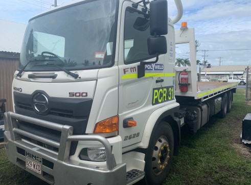 10T Hino 500 Tilt Tray Truck