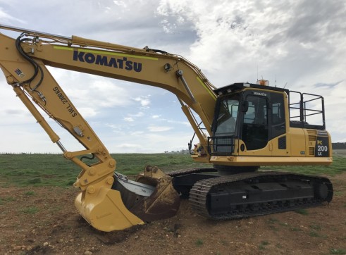 Komatsu PC200 with GPS 2