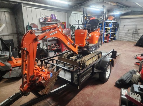 1T Kubota k008-3 excavator 4