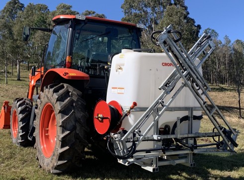 110HP Kubota Tractor w/FEL, Slasher & Boom Spray 2