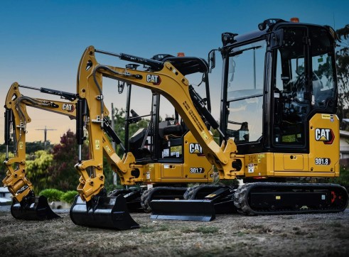 1.7t & 1.8t Mini Excavators