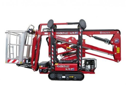 Mobile Knuckle Boom - 12m (39ft) Petrol-electric Tracks