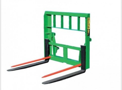 Pallet Round Bale Fork Combo
