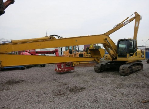 PC200 long reach Excavator with grab