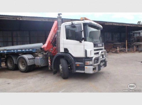 Prime Mover Scania 380hp, 85T with Crane 1