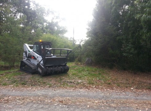 Scrub clearing (forestry mower)