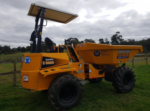 6T Site Dumper - swivel bin 3