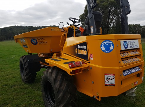 6T Site Dumper - swivel bin 4