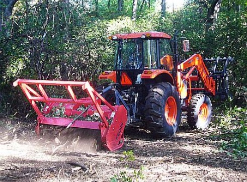 Tractor Mulching/Mulch 1