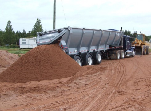 Truck n live bottom trailers 1