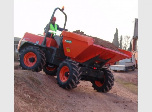 Twaites/Ausa 6T and 9T 4WD dumpers for hire Nationwide 2