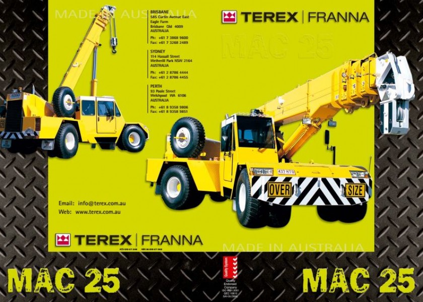  25t Terex Franna Crane 1