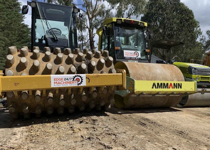 12 ton Cat Padfoot Roller 1