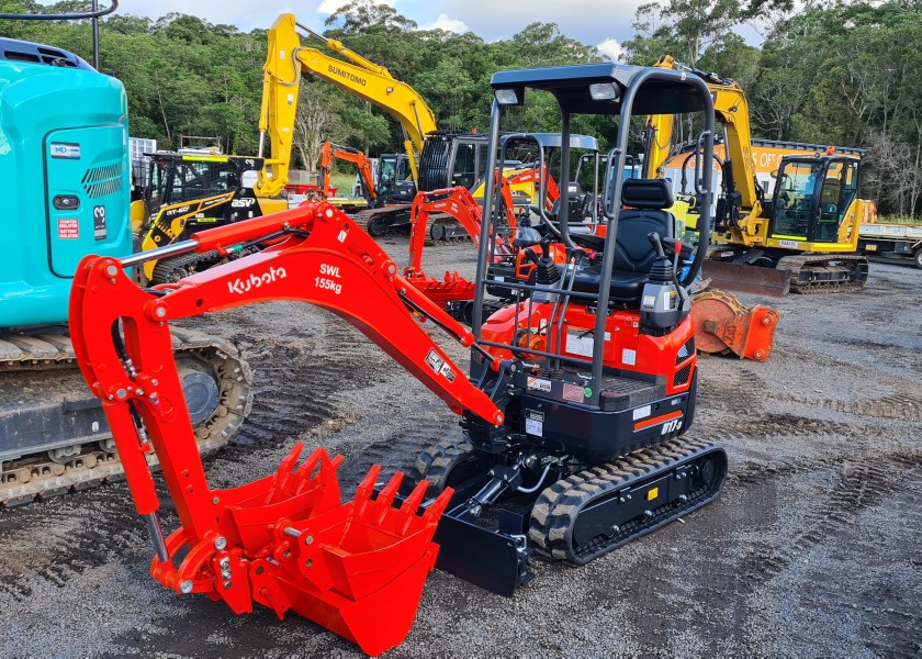 1.7t Kubota Excavators 1