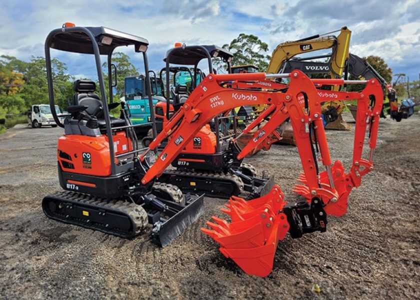1.7t Kubota Excavators 2