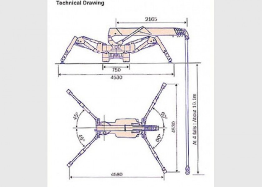 2.82 T Meada Crawler Crane 3