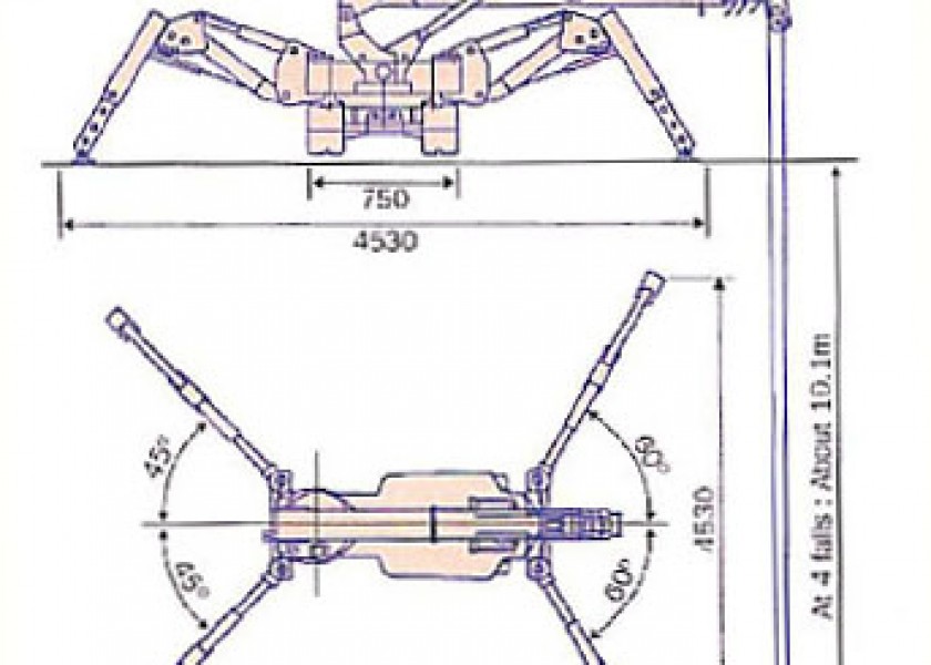 2.82 T Meada Crawler Crane 3