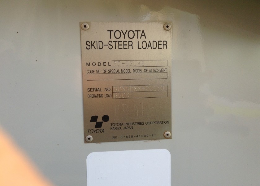 2015 Toyota Huski Bobcat 5SDK8 8