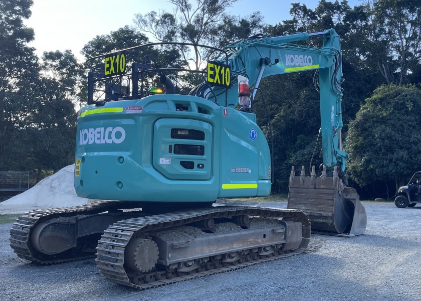 2021 38T Kobelco SK380SRLC - Zero Swing 3