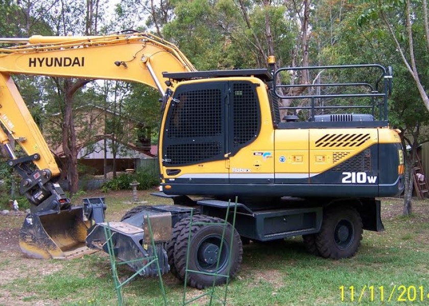 21T Wheeled Excavator 2