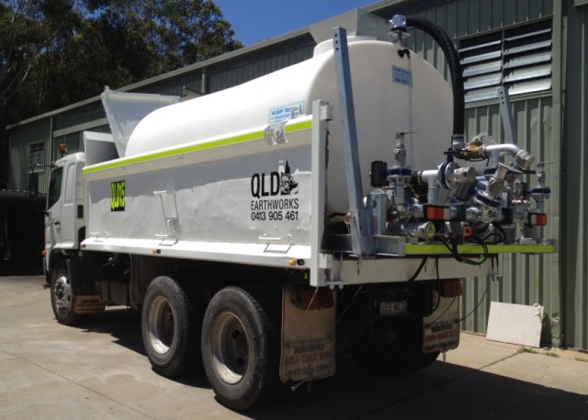 3 x Hino Tippers Slide in Water Cart 14,000L 1