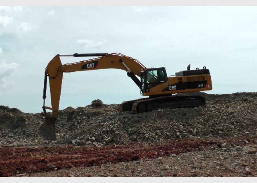 3x CAT 345C Excavator 3