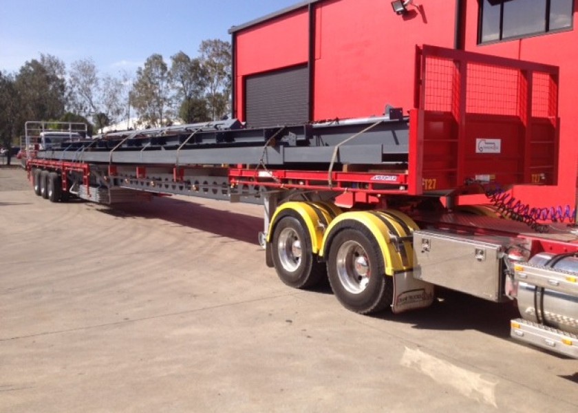 45-60ft Extendable Tri-Axle Trailers 1