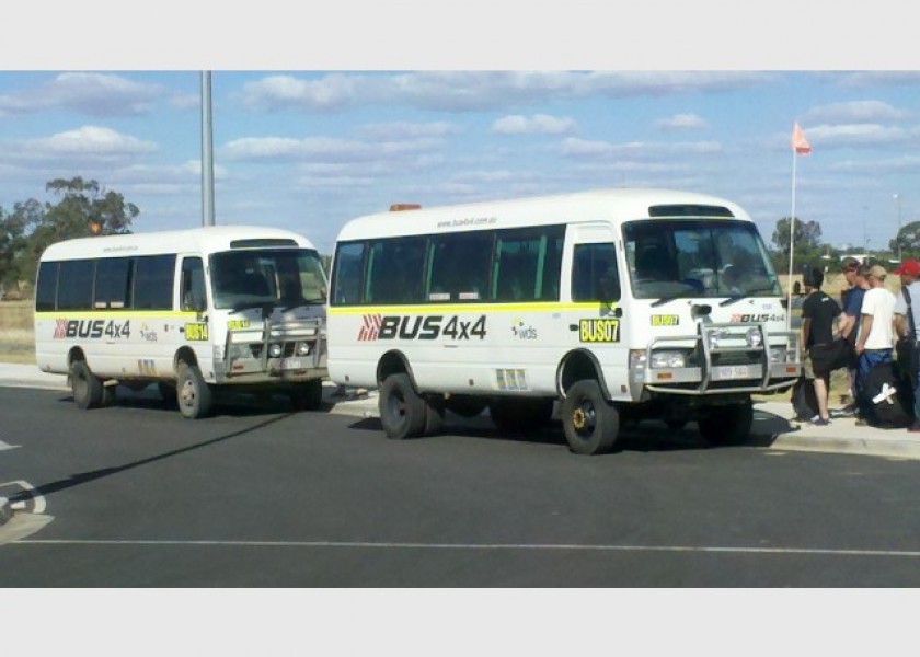 4x4 Toyota Coaster 1