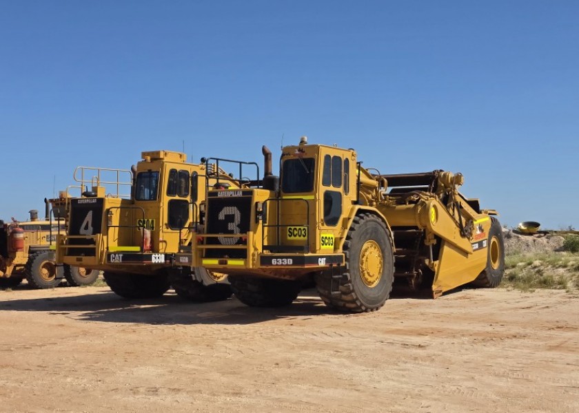 633 Elevating Scrapers w/gps - mine spec 1