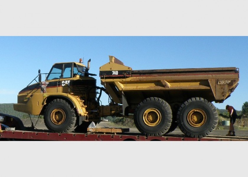 740 Ejector Dump Truck 1