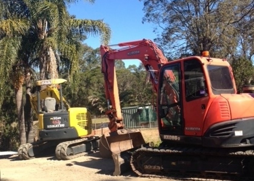 8T Kubota Excavator 1