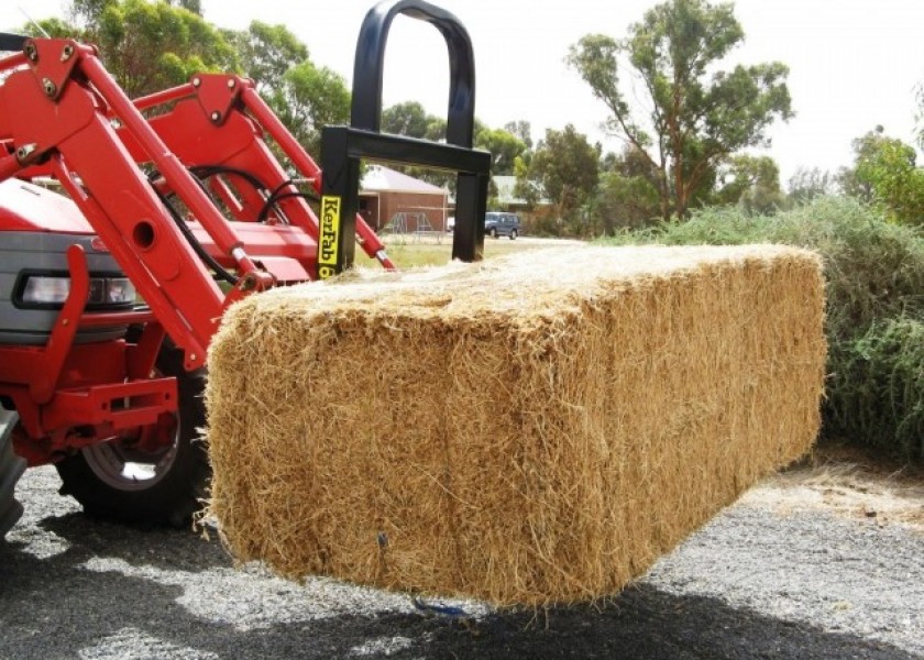 AG Loader Square Bale Fork 1