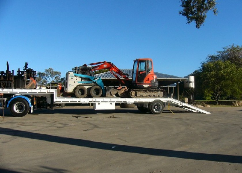 Bobcat and excavator combo 1