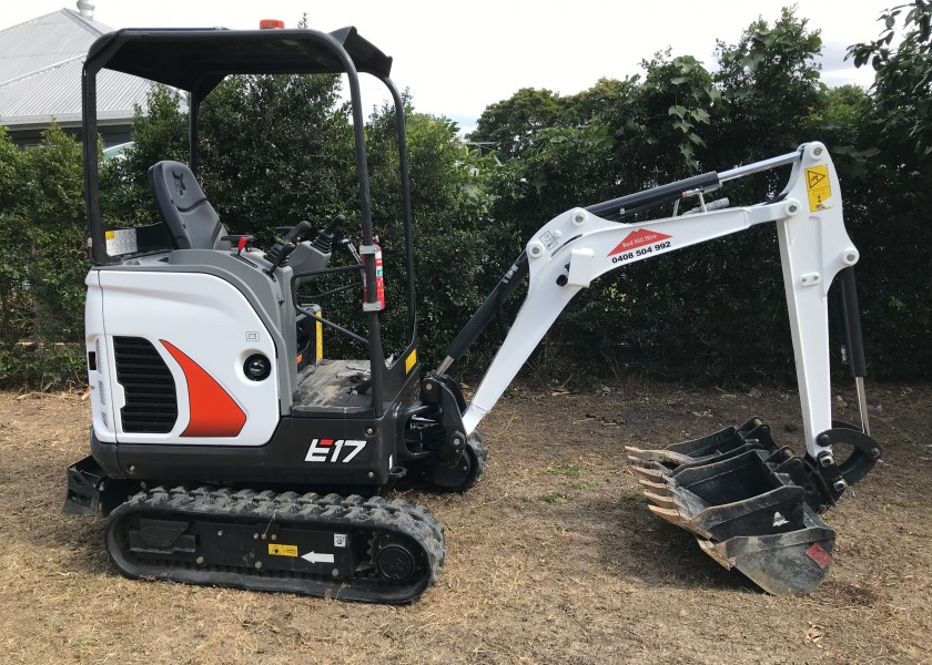 Bobcat E17 excavator Dry Hire 2