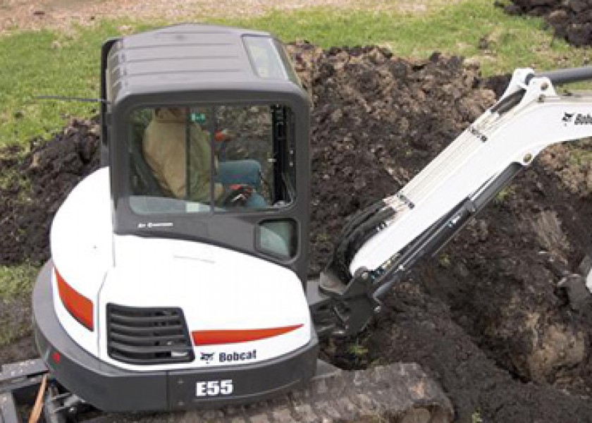 Bobcat E55 Excavator 1