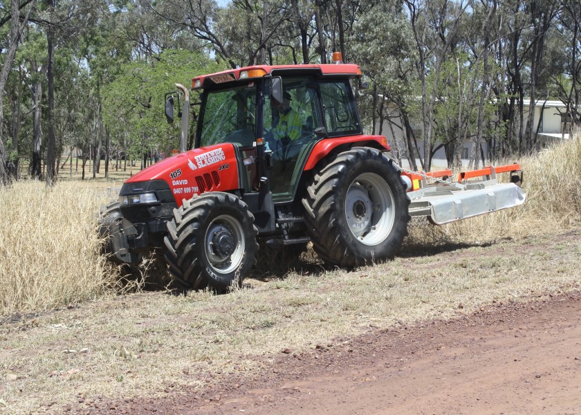 Case Tractor Slasher 1