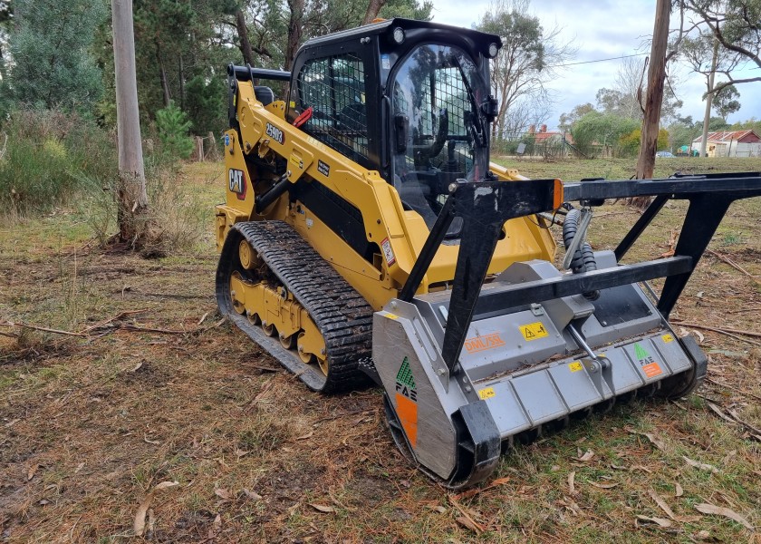 CAT 259D3 Posi-track w/Forestry Mulcher 3