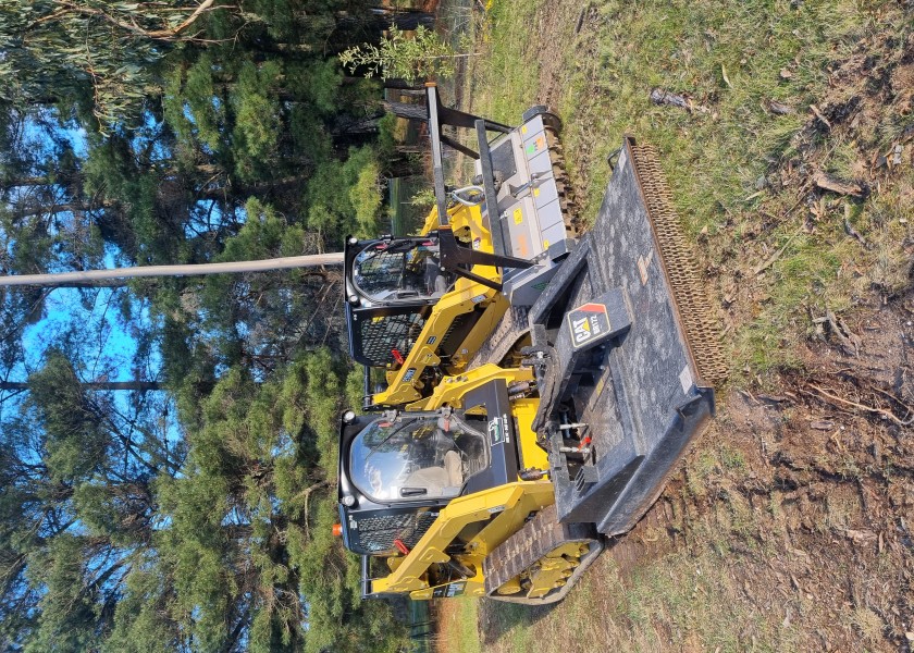 CAT 259D3 Posi-track w/Forestry Mulcher 4