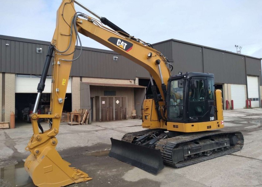 15T Cat 315FL Excavator - zero swing 1