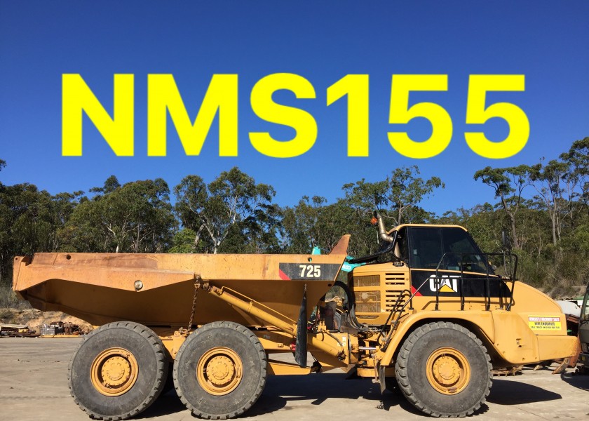 CAT 725 Dump Truck 25 tonne articulated 6x6 wheel drive NMS155 for Hire 1