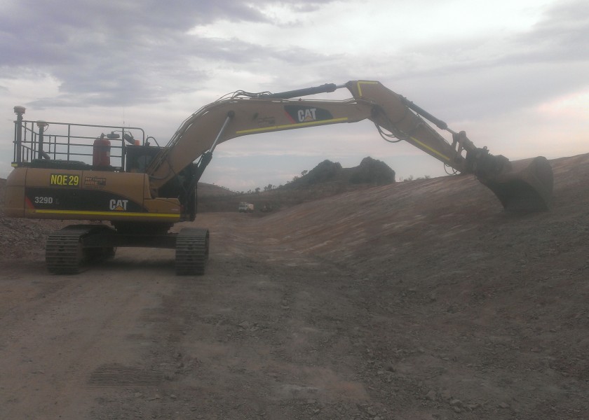 Caterpillar 329DL excavator  1