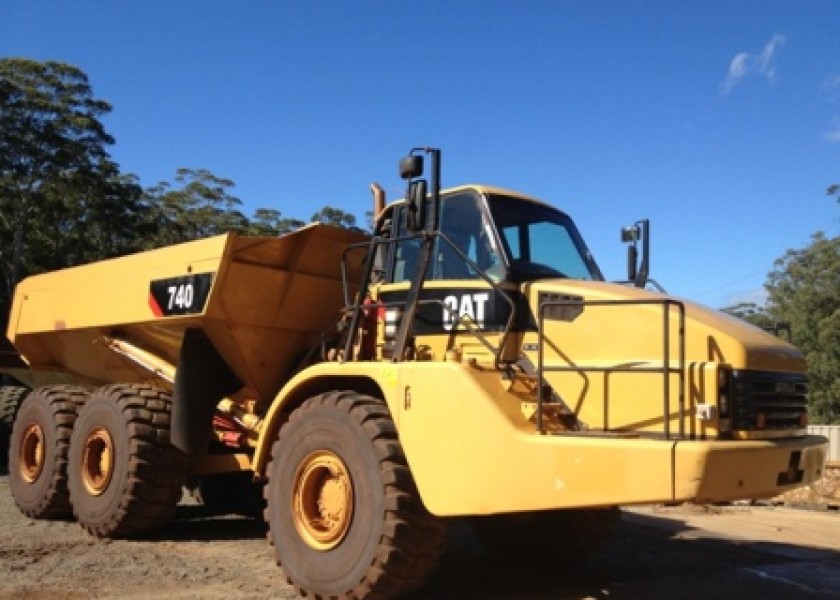 Caterpillar 740 Dump Truck 1